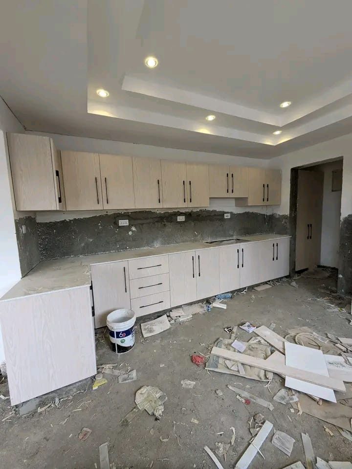 Kitchen Cabinetry — Installation in Progress, Nairobi, Kenya
