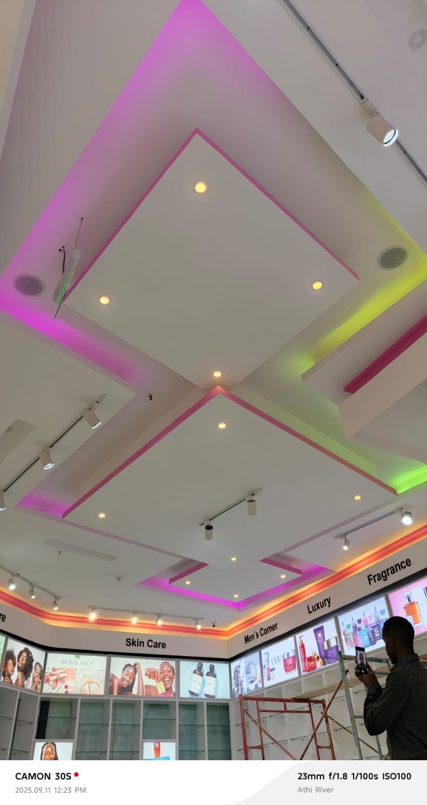 Retail Store Fit-Out — Feature Ceiling, Athi River, Kenya