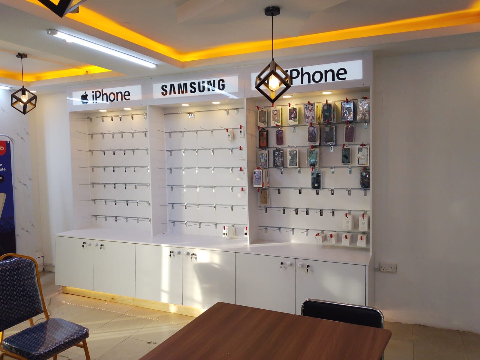 Retail Shop Fit-Out — Phone & Accessories Store, Nairobi, Kenya